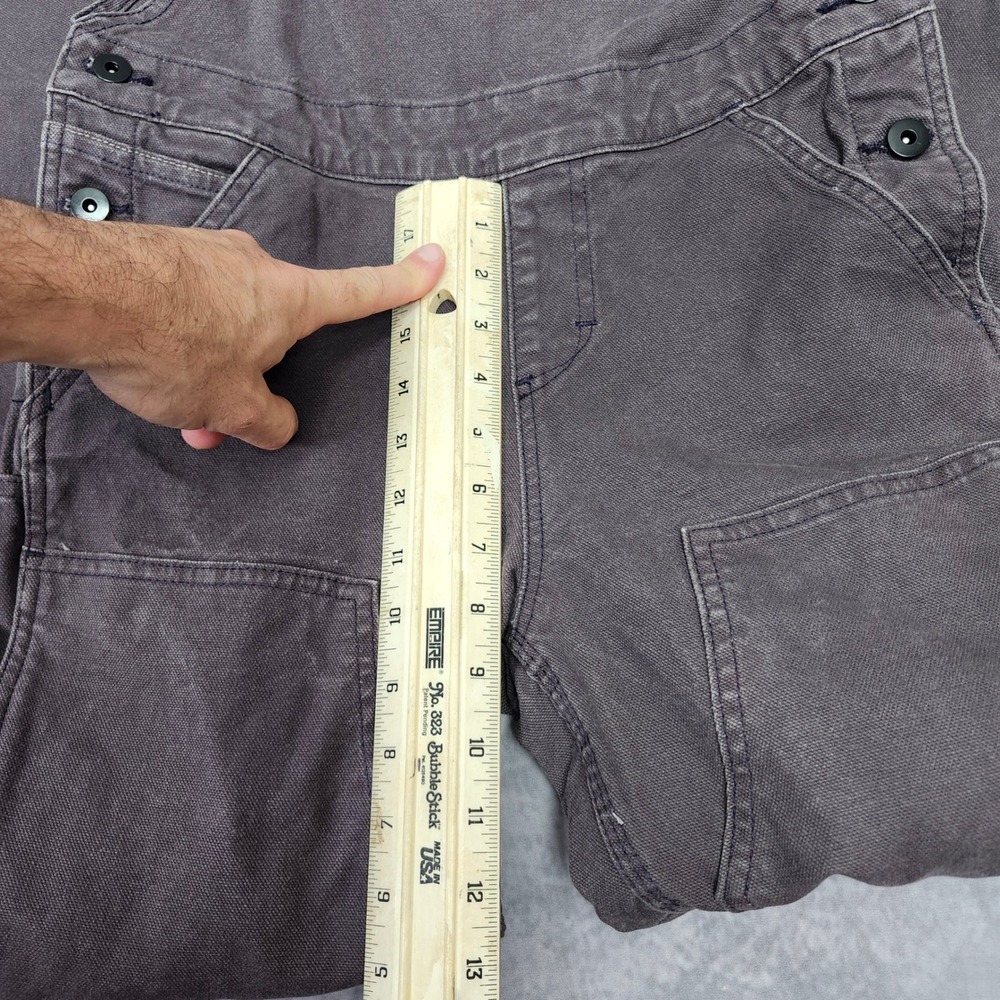 Dovetail Workwear Overalls Womens Size 4/32 Gray Freshley Utility Bib Carpenter - Picture 10 of 12